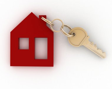 3D model evi sembolü ile anahtar