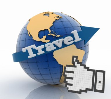 En iyi seyahat dünya ve tatil kavramı