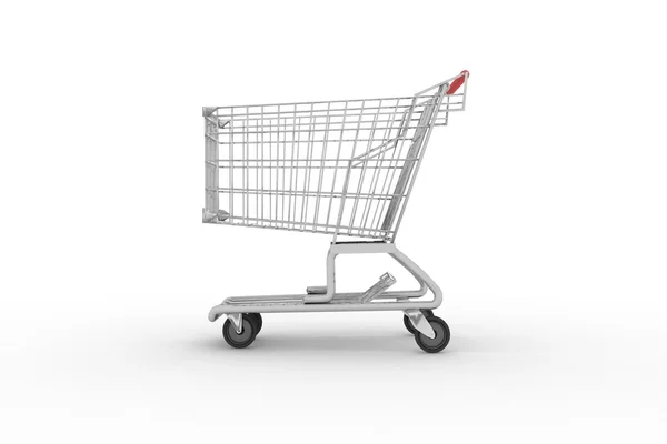 Empty shopping cart — Stock Photo, Image