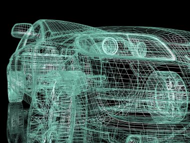 modern model otomobillerin Önden Görünüm