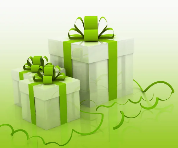 Empty boxes for gift — Stock Photo, Image