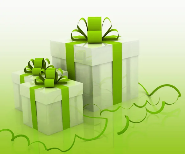 Scatole vuote per regalo — Foto Stock