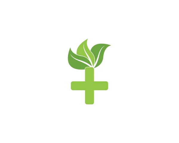 Doğa sağlığı logo şablonu