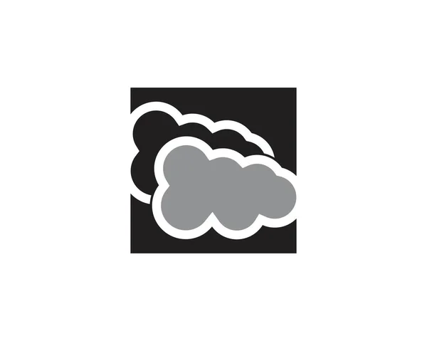 Nube Icono Logo Vector — Archivo Imágenes Vectoriales