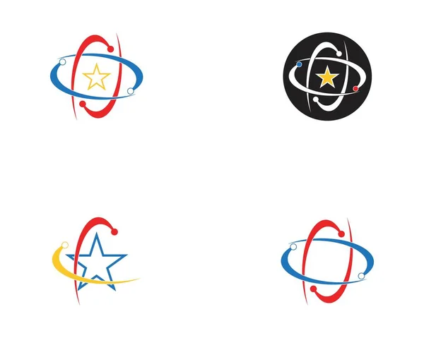 Star Tech Icoon Logo Vector — Stockvector