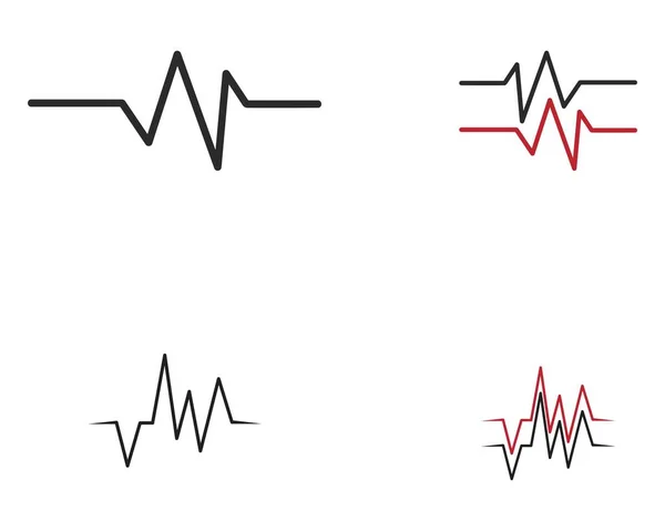 パルスラインロゴベクトル — ストックベクタ