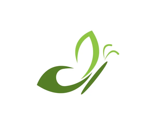 Plantilla Logo Mariposa Vector — Vector de stock