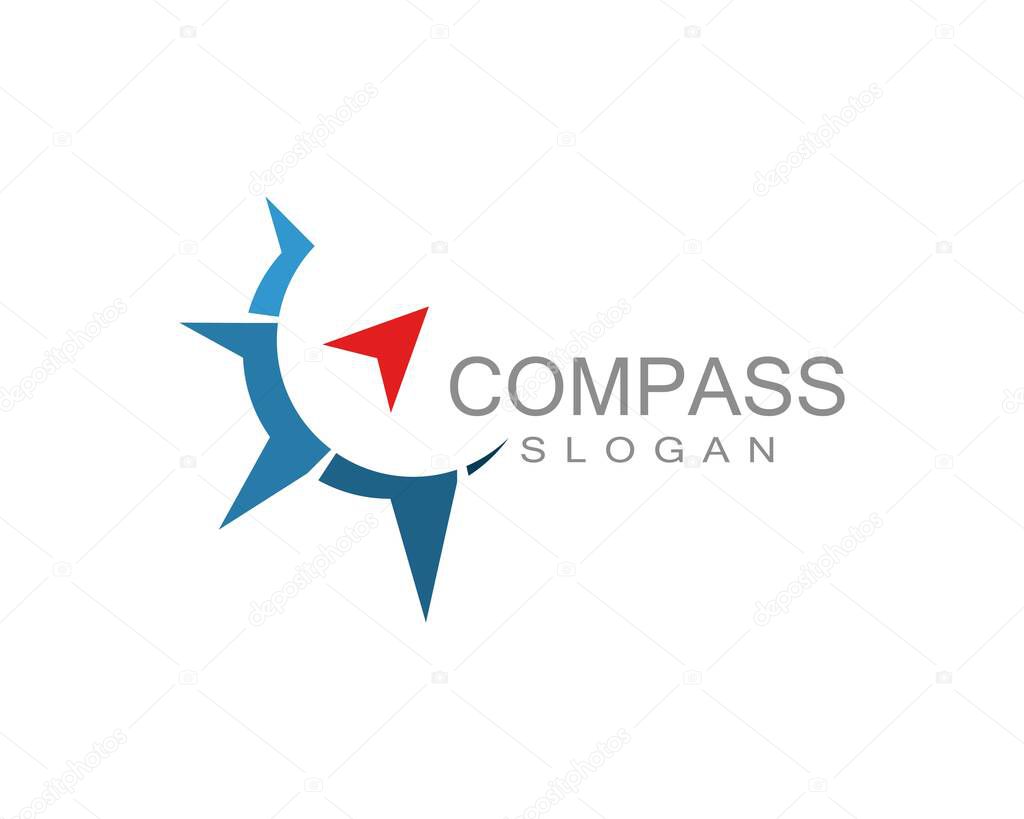 Compass Logo Template vector