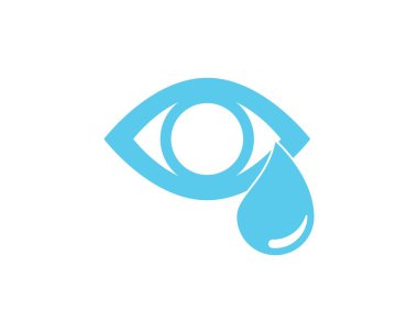 Göz sağlığı logo şablonu vektörü