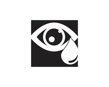 Göz sağlığı logo şablonu vektörü