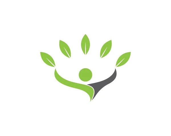 Health Life Logo Template — Stock Vector