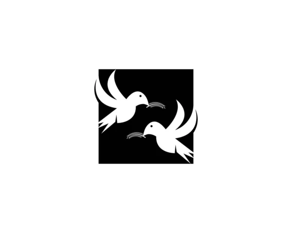 Illustration Vectorielle Icône Oiseau Volant — Image vectorielle