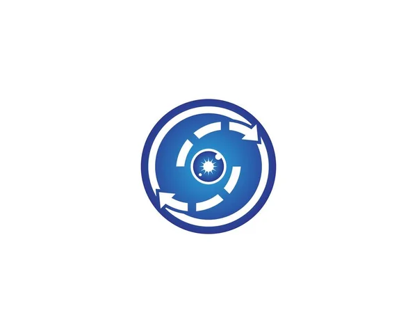 Σχεδιασμός Λογότυπου Για Την Υγεία Των Ματιών — Διανυσματικό Αρχείο