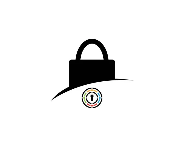 Modèle Bouclier Vectoriel Logo Gardien Sécurité — Image vectorielle