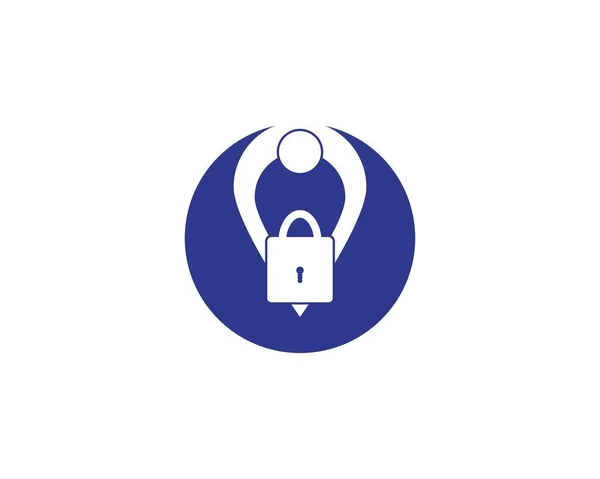 Modèle Bouclier Vectoriel Logo Gardien Sécurité — Image vectorielle
