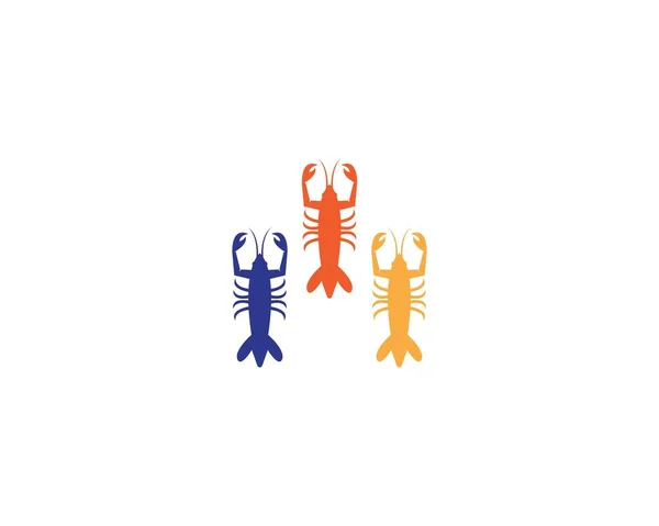 Lobster Icon Vector Illustration — Stock Vector