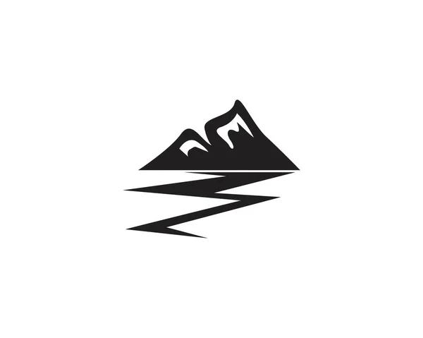 Mountain Logo Üzleti Sablon Vector — Stock Vector