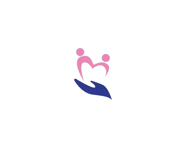 Toplum sağlığı logo şablonu