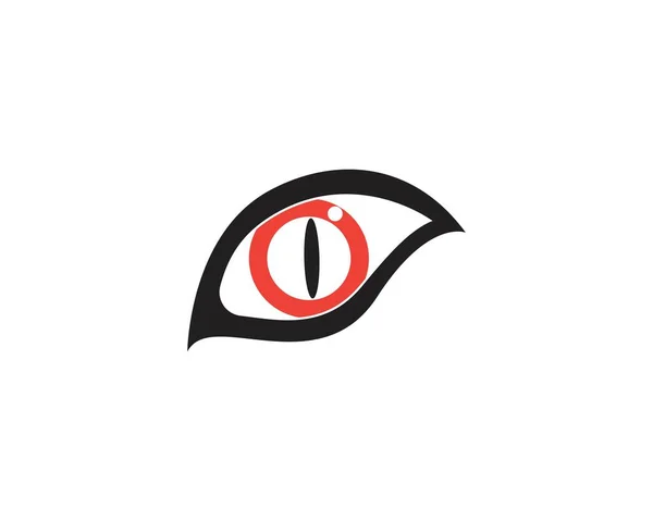 Modello Logo Sanitario Cura Degli Occhi — Vettoriale Stock