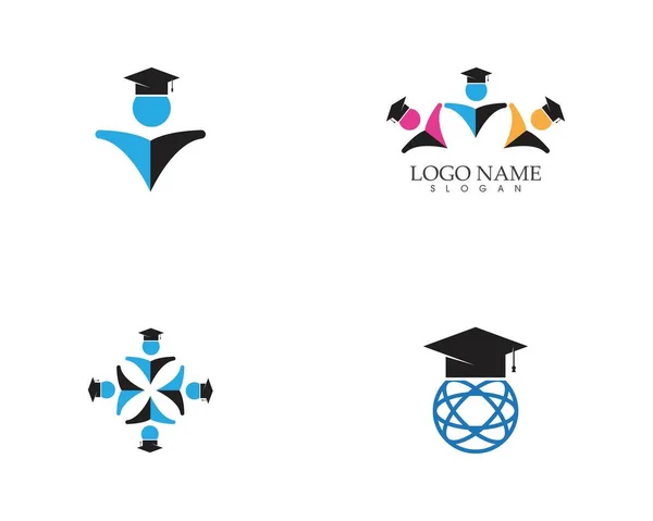 Modelo Vetor Logotipo Educação —  Vetores de Stock