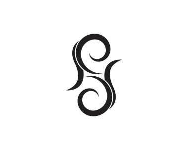 Siyah kabile logo şablonu