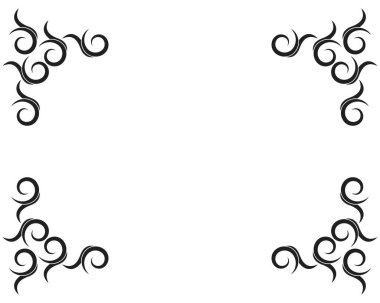 Siyah kabile arkaplan şablonu