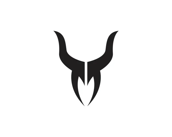 Black Tribal Tattoo Logo Template — Stock Vector