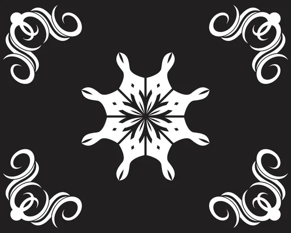 Шаблон Иконки Чёрного Племени — стоковый вектор
