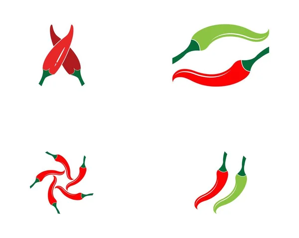 Chili Icon Vektor Illustration — Stockvektor