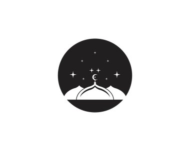 Cami simgesi vektör illüstrasyonu