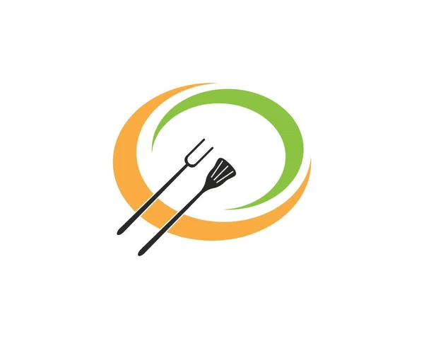 Restaurante Icono Logo Vector — Vector de stock