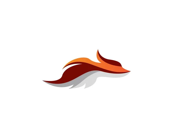 Fox Silhouette Icon Logo Vector — Wektor stockowy