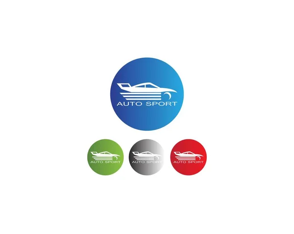 Auto Logo Auto Vettore Progettazione — Vettoriale Stock