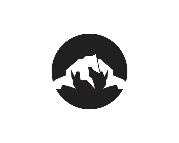 Mountain Abstract Logo Design Vector Illustration — Stockový vektor