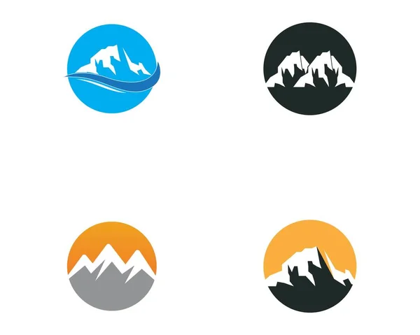 Mountain Abstract Logo Design Vector — Stock Vector