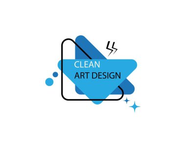 Abstract clean color logo template