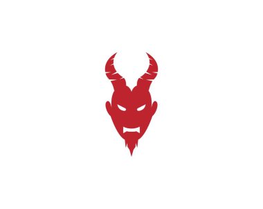 Devil vector icon design illustration logo template