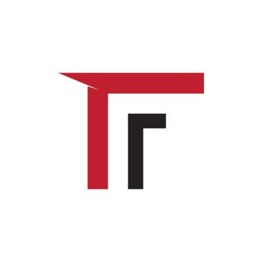 F Harfi vektör resimleme tasarımı