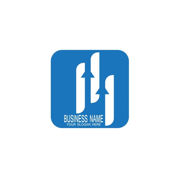 Wzór Wektora Logo Marketingu Inwestycyjnego — Wektor stockowy