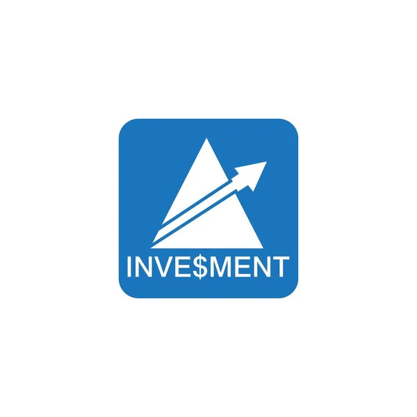 Investment Marketing Logo Vector Template — 스톡 벡터