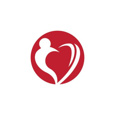 Güzellik Aşk Vektörü simge tasarım şablonu