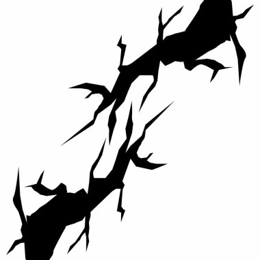 Zemin çatalı üst görünüm illüstrasyonu