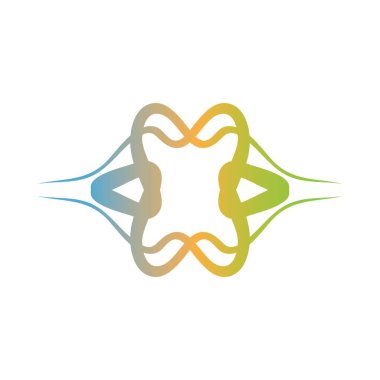 Ses dalgaları vektör çizim şablonu