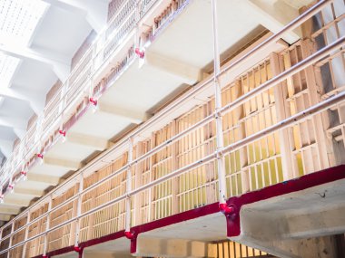 San Francisco, Amerika Birleşik Devletleri - 15 Eylül: Alcatraz cezaevi Eylül tarihinde