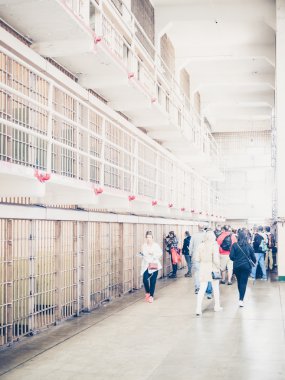 San Francisco, Amerika Birleşik Devletleri - 15 Eylül: Alcatraz cezaevi Eylül tarihinde