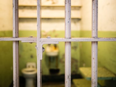 San Francisco, Amerika Birleşik Devletleri - 15 Eylül: Alcatraz cezaevi Eylül tarihinde