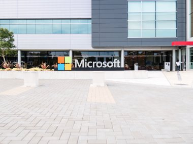 Silicon Valley, Amerika Birleşik Devletleri - 17 Eylül: Microsoft Septem üzerinde bina