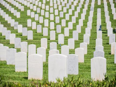 San Diego, Amerika Birleşik Devletleri - 19 Eylül: Fort Rosecrans mezarlığı Septem üzerinde