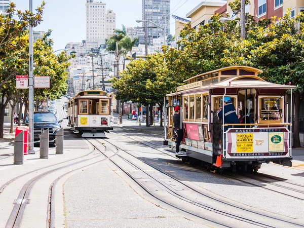 San Francisco, США — 15 вересня: типовий трамвай 15 вересня, — стокове фото