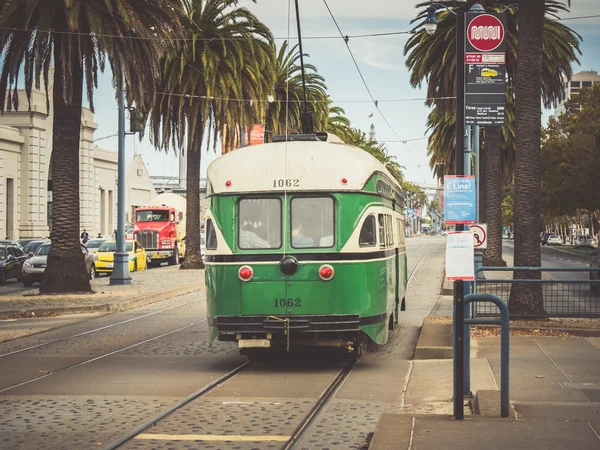 San Francisco, США — 15 вересня: типовий трамвай 15 вересня, — стокове фото